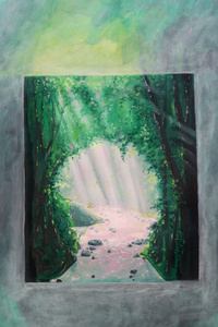 'A Brief Guide to Getting Lost' Original on Canvas